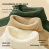 GENIOLAMODE Men's Fleece-Lined Turtleneck Sweater