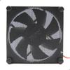 12 Pcs 120mm PVC Black PC Cooler Fan Dust Filter Dustproof Case Cover Computer Mesh