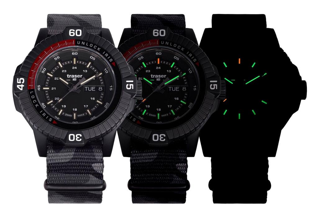 Tracer P99 Iris Tactical Limited Edition 300 Swiss Gray Watch, pieces, Made, 9031902, Men's,