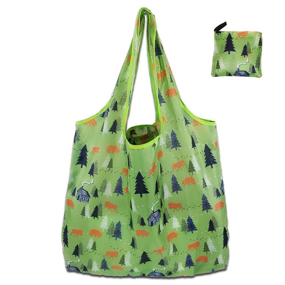 Eco-Friendly Shopping Bag Heavy Duty Tote Pouch Foldable Recycle Bag Groceries