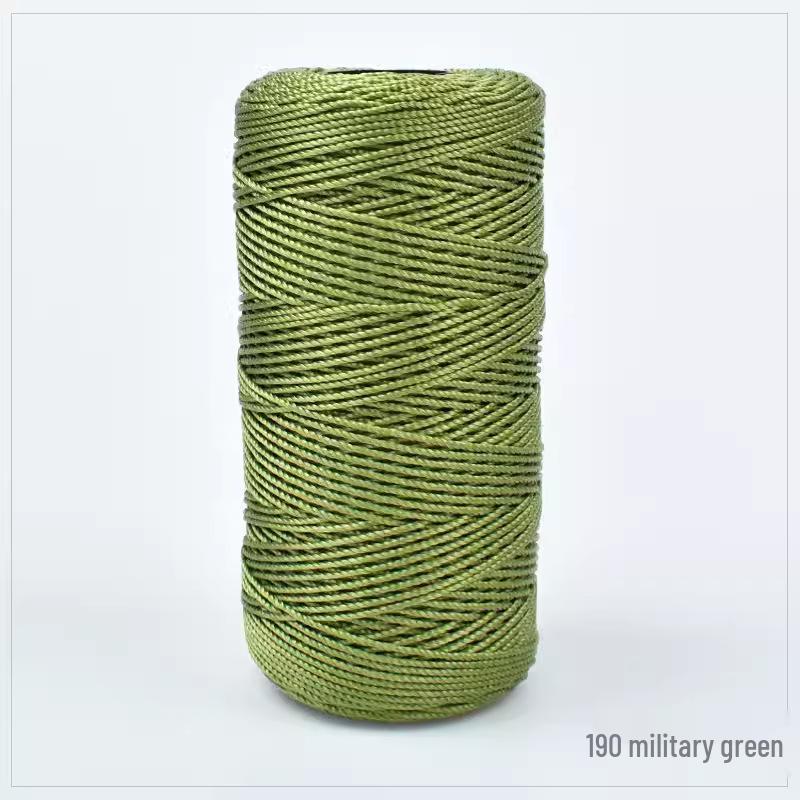 Chunky Wool & Ice Silk 3-Ply Yarn for DIY Crochet: Hand-Knitted Bag, Summer Hat, Shoes, and Seat Cushion