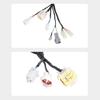 Full Motorcycle Wire Harness Set, Wiring Assembly with Branch Leads, Terminal Ends, and Outer Sleeving for Kayo T2 Electrical Repair and Service Jobs