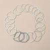 Pack of 20 Beach Inspired White  Bead Bracelet Elegant White Bead Bracelet Versatile Beach Stylish Hand Accessories