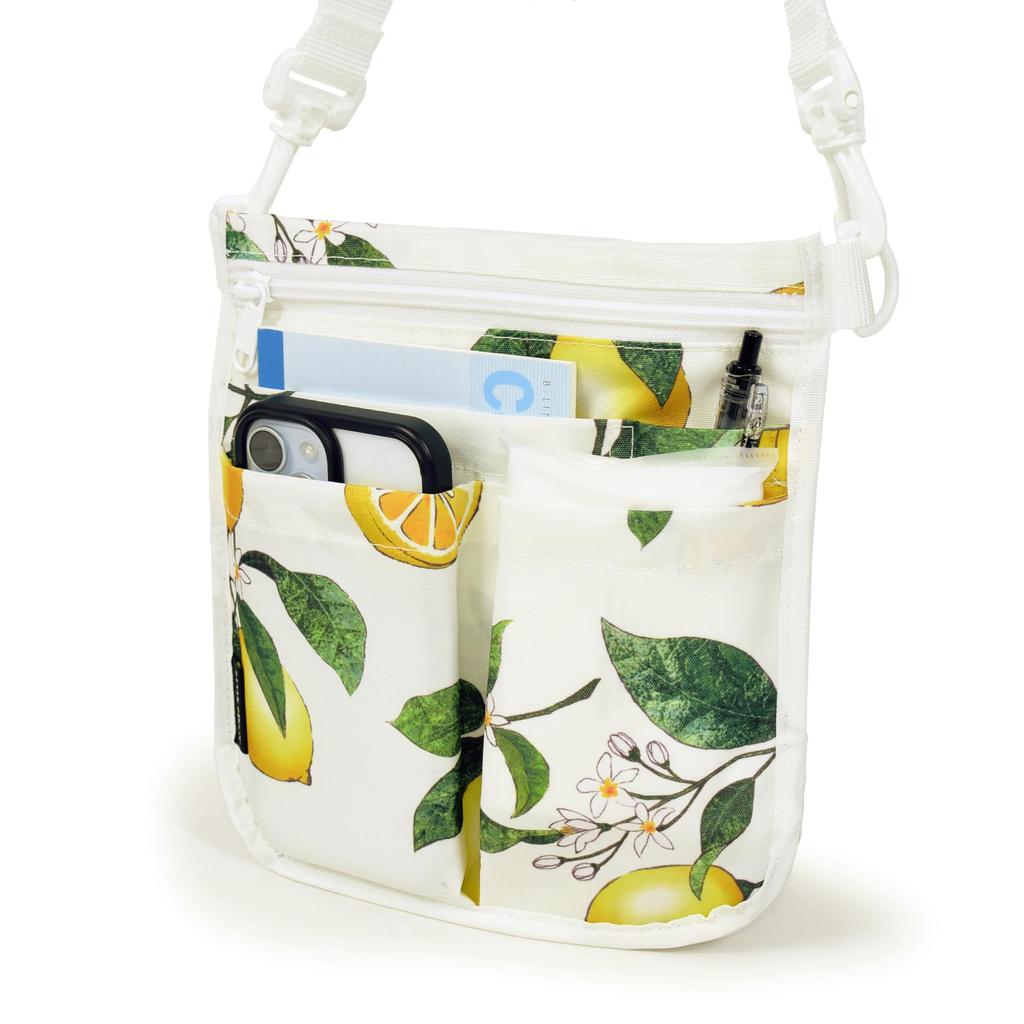 STYLE Decor Nurse Pouch Flat Citrus Lemon Small Nursing Medical WA500900 (Water-Repellent, Type) 2-Way Shoulder/Waist Pouch, Items, Supplies,