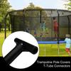 6 Stück Trampolin Teile Trampolin Sicherheitsnetz Ersatzrohr Schnellverbindungsstangenkappen Trampolinstangenkappen Dehnungsfittings