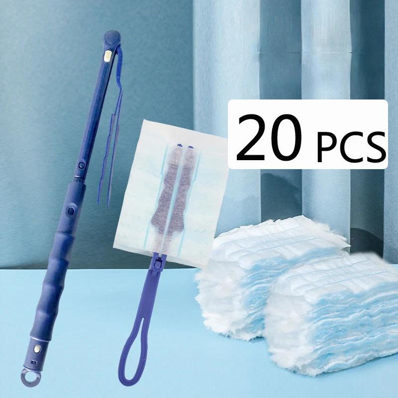 Einweg-Staubwedel mit Ersatzköpfen, Nachfüllpackungen, Großpackung Staubwedelbürste zum Reinigen von Jalousien im Haus und Büro, Auto-Oberflächen-Staubwedel-Reinigungswerkzeug