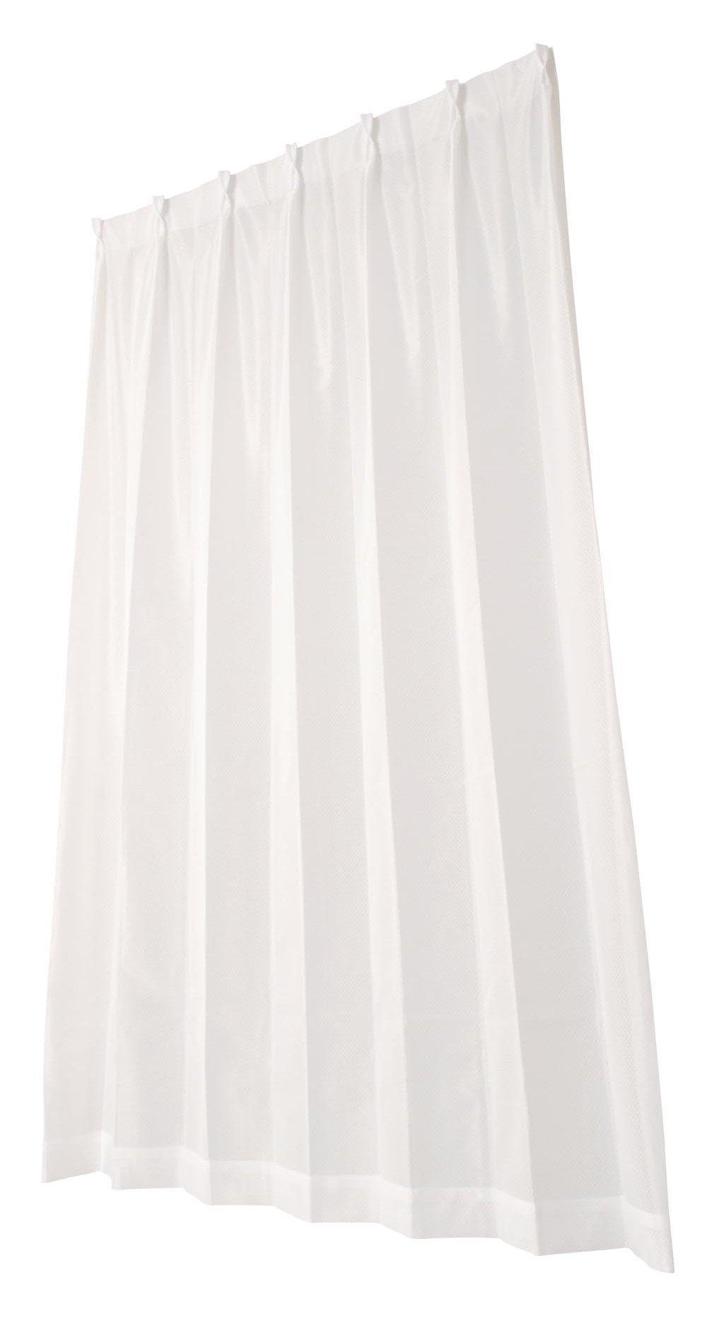 

Univer Mirror Lace 100cm Wide x 176cm Set of 2 Curtains, Gelato, White, Long, белый