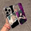 Maki Zenin Jujutsu Kaisen Phone Case For IPhone 17 Air 16 E 15 14 13 12 11 Plus Pro Max Electroplated Transparent Soft Shell