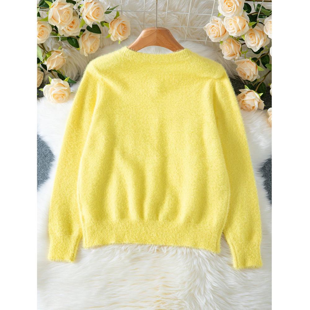 Autumn Winter Cardigan Women Heart Button Long Sleeve Knit Sweater Outerwears