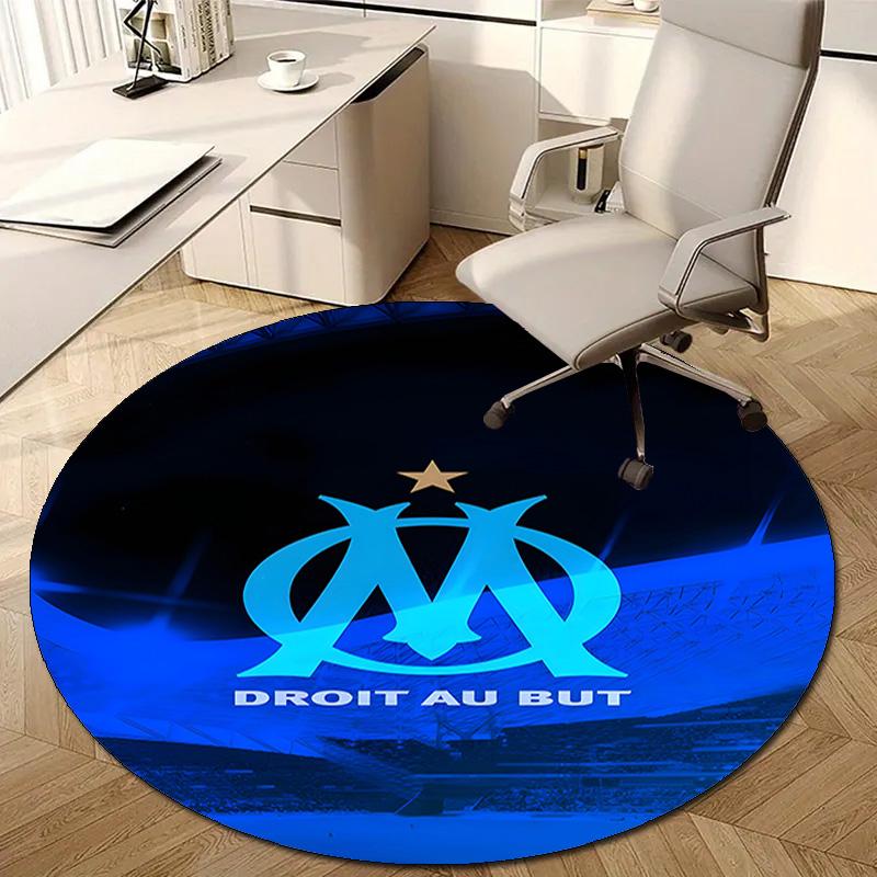 1pc Football Team (75) Design Printed Area Round Carpet for Bedroom Living Room Home Decor Rugs Mat Non Slip Mat Rug for Bedside