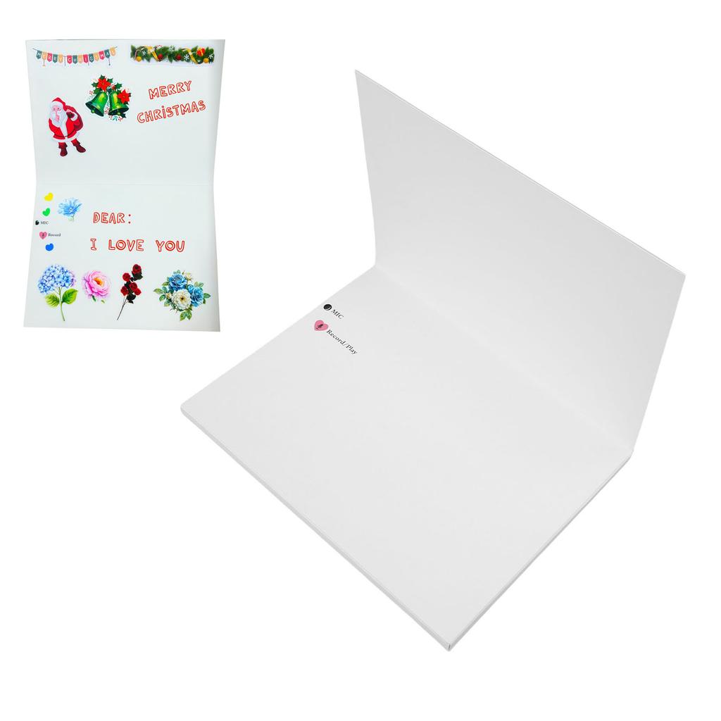 Sprachaufnehmbare Grußkarte Personalisiert 4 Minuten     Nachrichtenkarte für Besondere