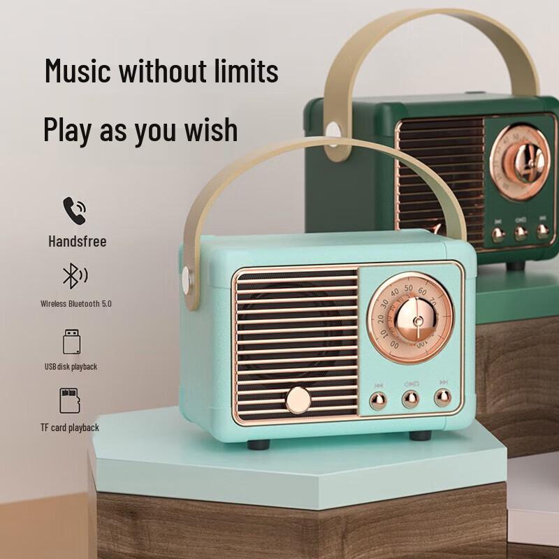 HM11 Retro Bluetooth Speaker and Radio