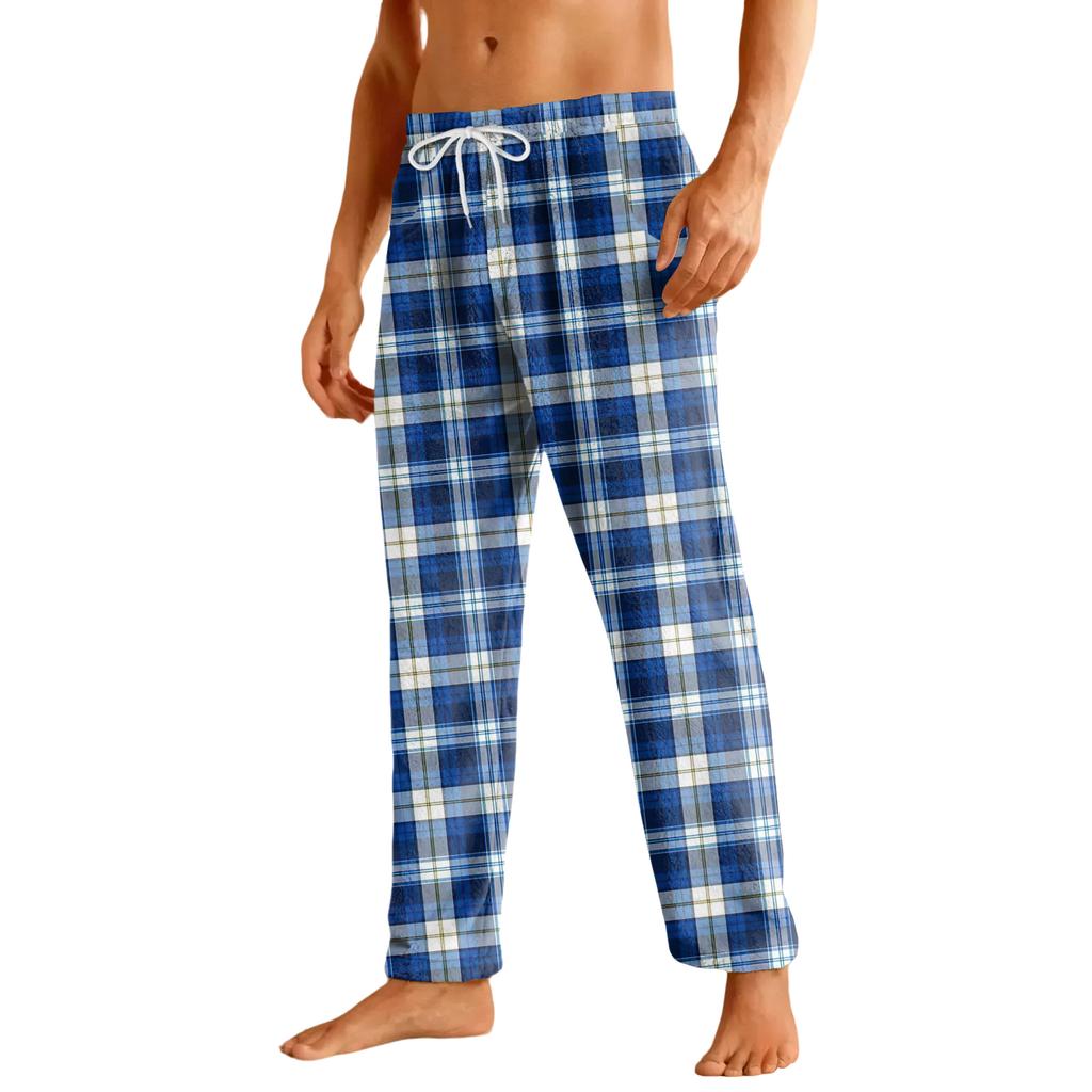 Men's Home Soft Pajama Pants Drawstring With Pockets Casual Sports Pants