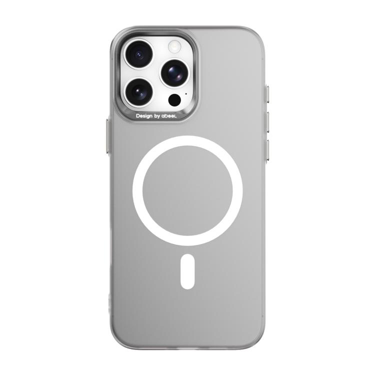 Lightweight Semi Transparent Frosted Magnetic PC Phone Case For iPhone 18 Pro, Anti-Fingerprint Metal Buttons Lens Protection Wireless Charging Cover