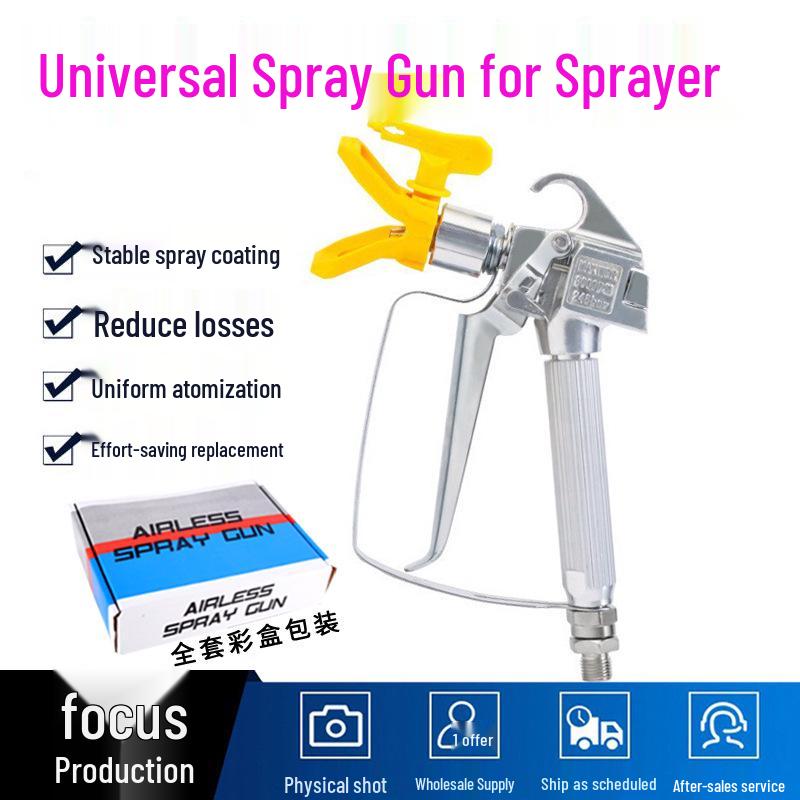 High-Pressure Airless Spray Gun Nozzle for Latex Paint & Putty