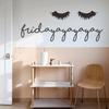 Creative Sexy Eyelashes Wall Sticker Living Room Background Decor Decals Bedroom Home Decoration Removable Wallpaper Art Poster