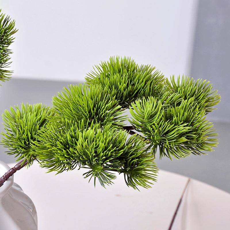 1Pc Wedding DIY Fake Pine Realistic Room Decor Christmas Decortion PVC Artificial Plant Artificial Pine Green Branch