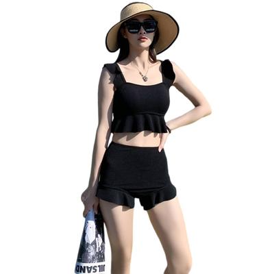 Body Bustier Bikini Oberteil und Unterteil Set [Akihee] Damen Badeanzug, Bedeckend, Tankini, Stil, Set, Fitness, Sexy, Stilvoll, Sommer, Niedlich, Sport, Set,