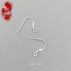 Ganci per Orecchini Fai da Te in Argento Sterling S925 Stile Cinese - Ornamenti Fatti a Mano in Stile Nazionale