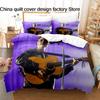 Cian Ducrot Pattern Bedding Set 3Pcs Duvet Cover Pillowcase Lightweight Microfiber Bed Linen Home Bedroom Decor For Music Fans