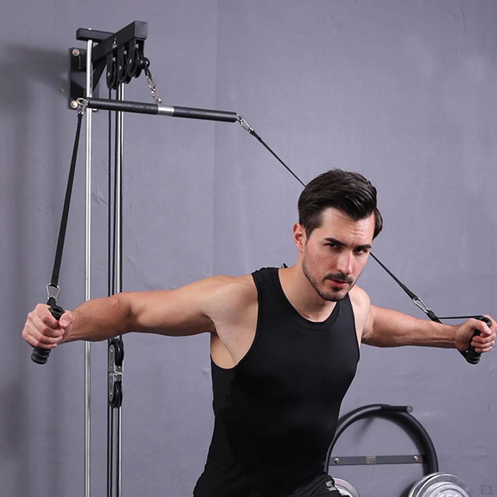 Triceps Rope Pull Down Handle Overhead Extension Gym for Strength Training