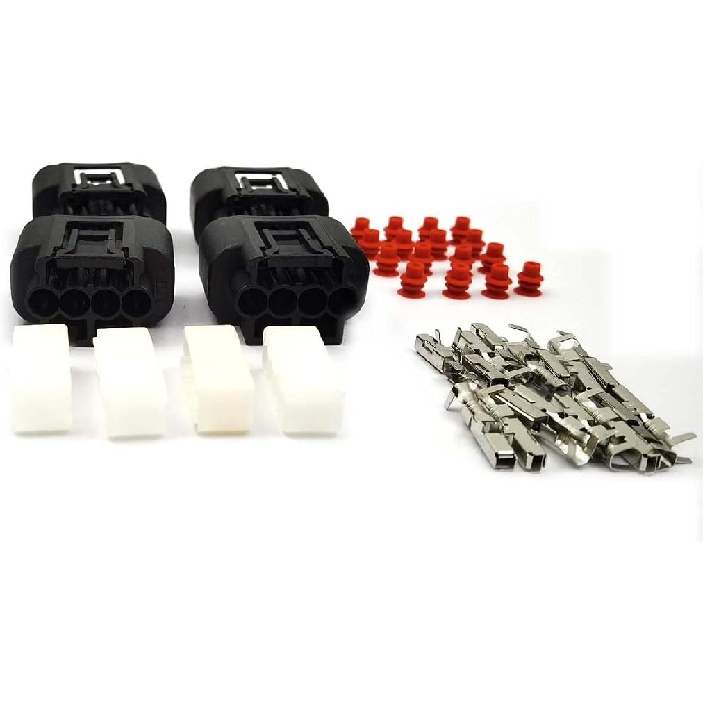 DEVMO 4pcs Ignition Coil Plug Connector Compatible with 2000-2010 Toyota Lexus Camry 90980-11885