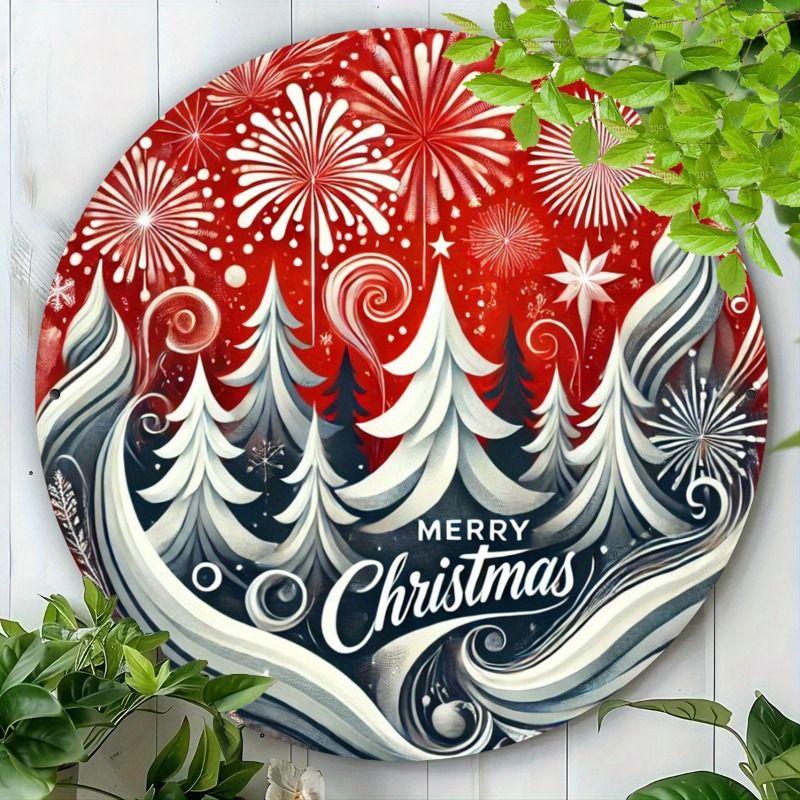 

Flat 2D Metal Hanging Decorative Sign
