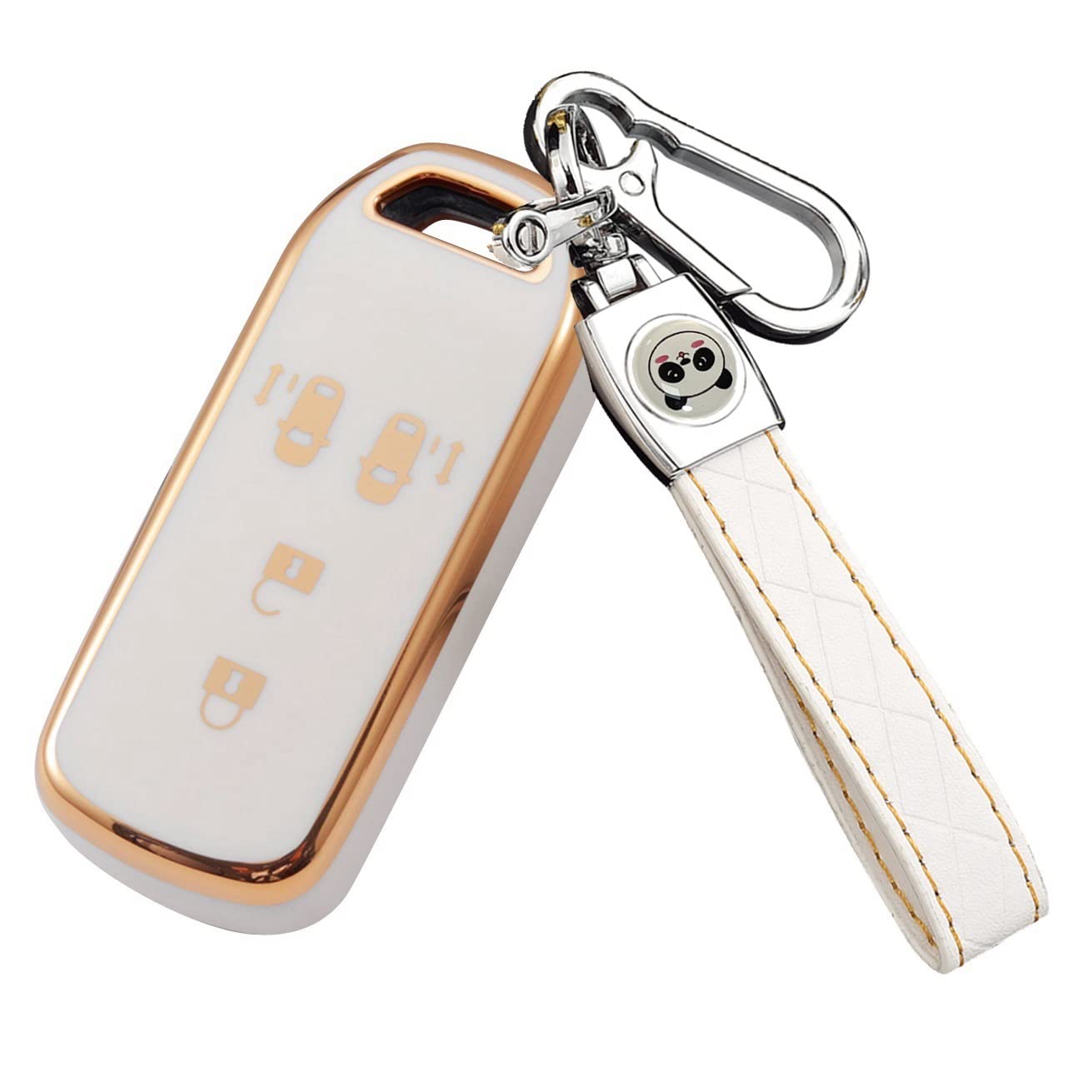 [ZANEKO] N-BOX key case compatible Honda NBOX smart key case ZA-XMjb-NBOX4btC11J-White белый