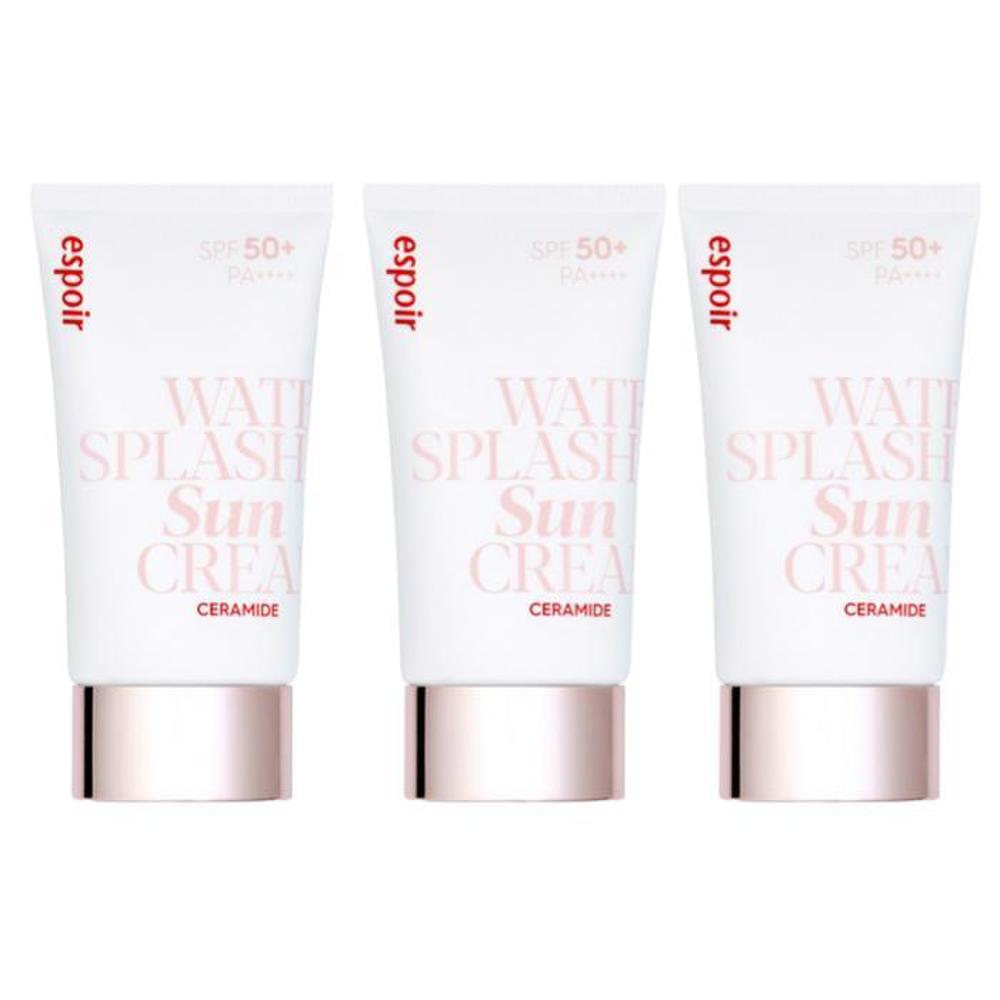 

[Espoir] Water Splash Ceramide Sun Cream SPF50+ PA++++ 60ml 3pcs