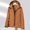 Schwarzgold warm gefütterte Baumwollkleidung lässige Sport-Kapuzenjacke winddicht, kältebeständig und wasserdicht Outdoor-Bergsteigeranzug