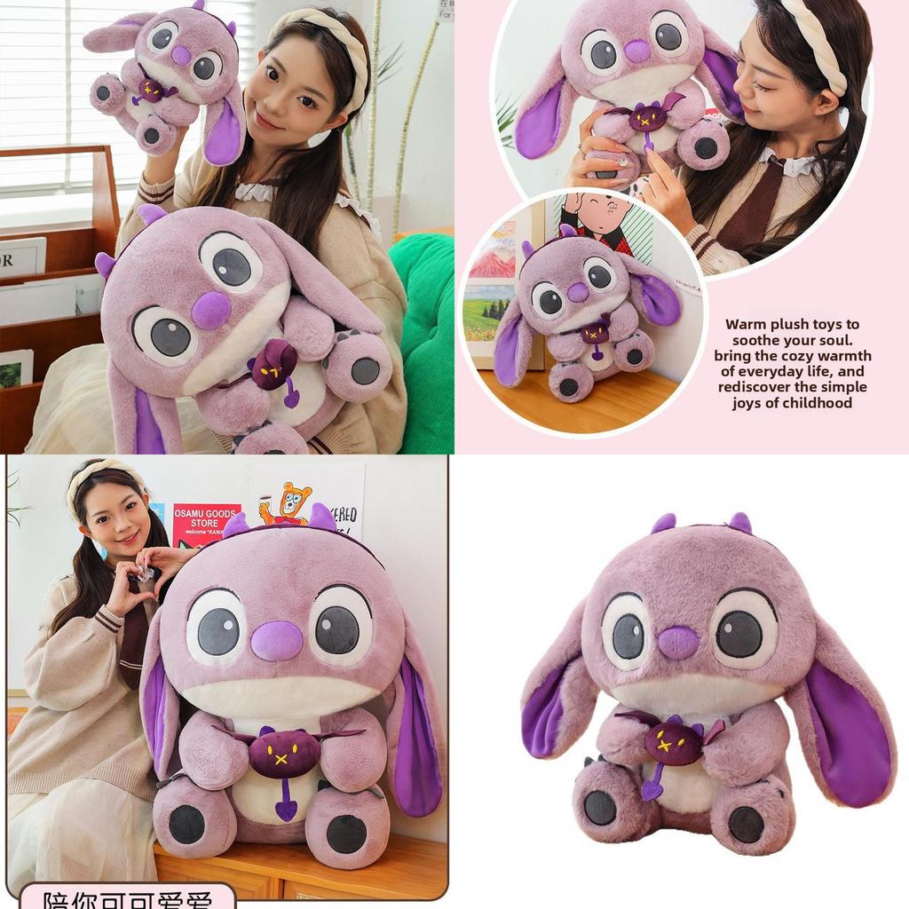 Plush Stitch Character Pillow Large Soft Toy Gift For Kids And Teens