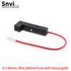 Microwave Oven High-Voltage Fuse with Housing Kit, 5KV, 0.65A-0.9A, Compatible with Midea & Galanz