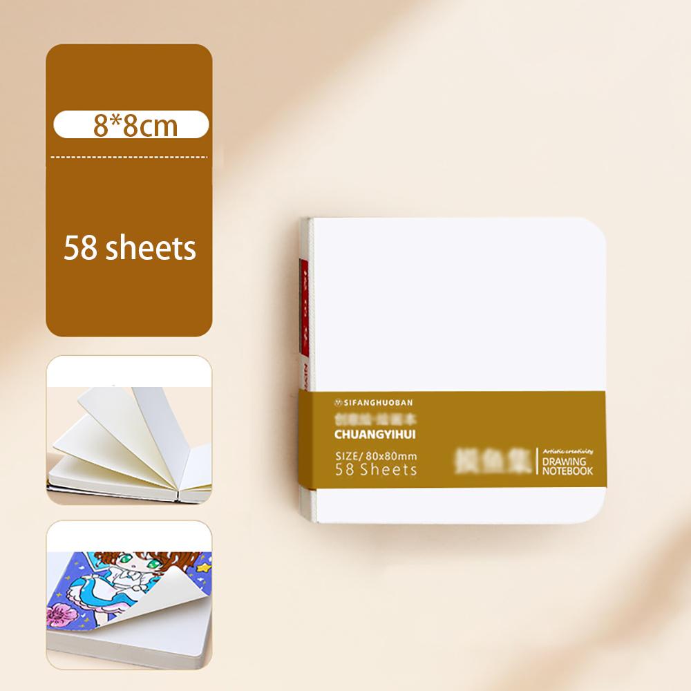 Thick acrylic cardboard specifically designed for art students can be torn off for painting, drawing notebook for students