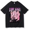 T-shirt Mayhem di Lady Gaga Moda Album Abbigliamento Donna Retro Estate Harajuku Abbigliamento Donna Vestiti per Fan T-shirt