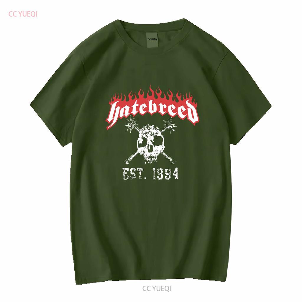 Hatebreed T Shirt est Black All Size vintage Washed Breathable Top For Everyday Wear Soft Stretched Comfortable Versatile