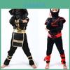 Fantasia Autêntica de Guerreiro Japonês para Meninos Crianças Ninja Assassino para Festas