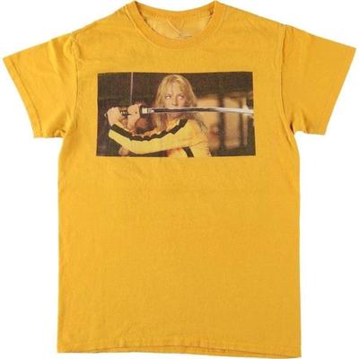 T-shirt Ristampa Film KILL BILL Manica Corta Regalo per fan Maglietta Unisex Cotone Oversize Taglia Larga