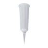Flower Pot Decoration White Vase Cemetery Flower Memorial Floral Vase With Stake Plastic In Ground Cemetery Home Decorations