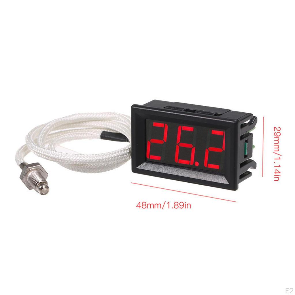 12V Digitalthermometer -30-800 Grad Leichtes, hochpräzises Industriemessgerät