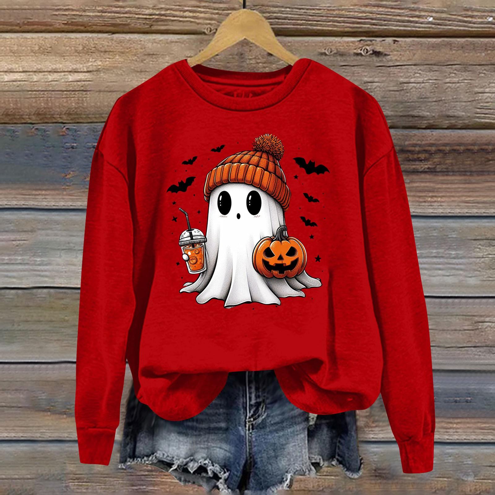 Женская модная повседневная однотонная толстовка с длинным рукавом S белый — фото 6