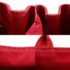 PRADA Canapa Tote Mini Handbag 2WAYShoulder Red canvas Women Used