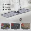 Kitchen Sink Splash Guard, Silicone Faucet Handle Drip Catcher Tray, Faucet Absorbent Mat, Sink Protectors for Kitchen Sink Kitchen Sink Accessories