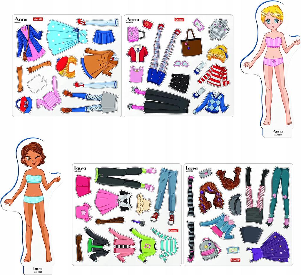 Magnetyczna moda quercetti 2935 najlepsze przyjaciółki