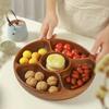 Solid Walnut Wooden Bowl – Creative Salad & Fruit Bowl for Home Storage & Decor