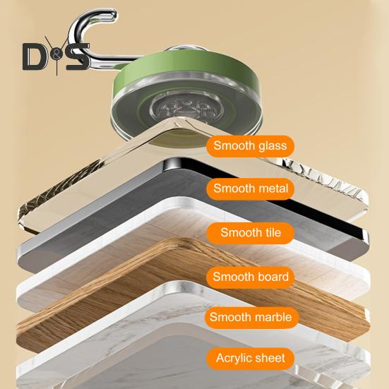 3-teilige Saugnapfhaken, robuste, schwingende Magnethaken, starke Tragfähigkeit, einfach zu installieren, für Küche und Bad