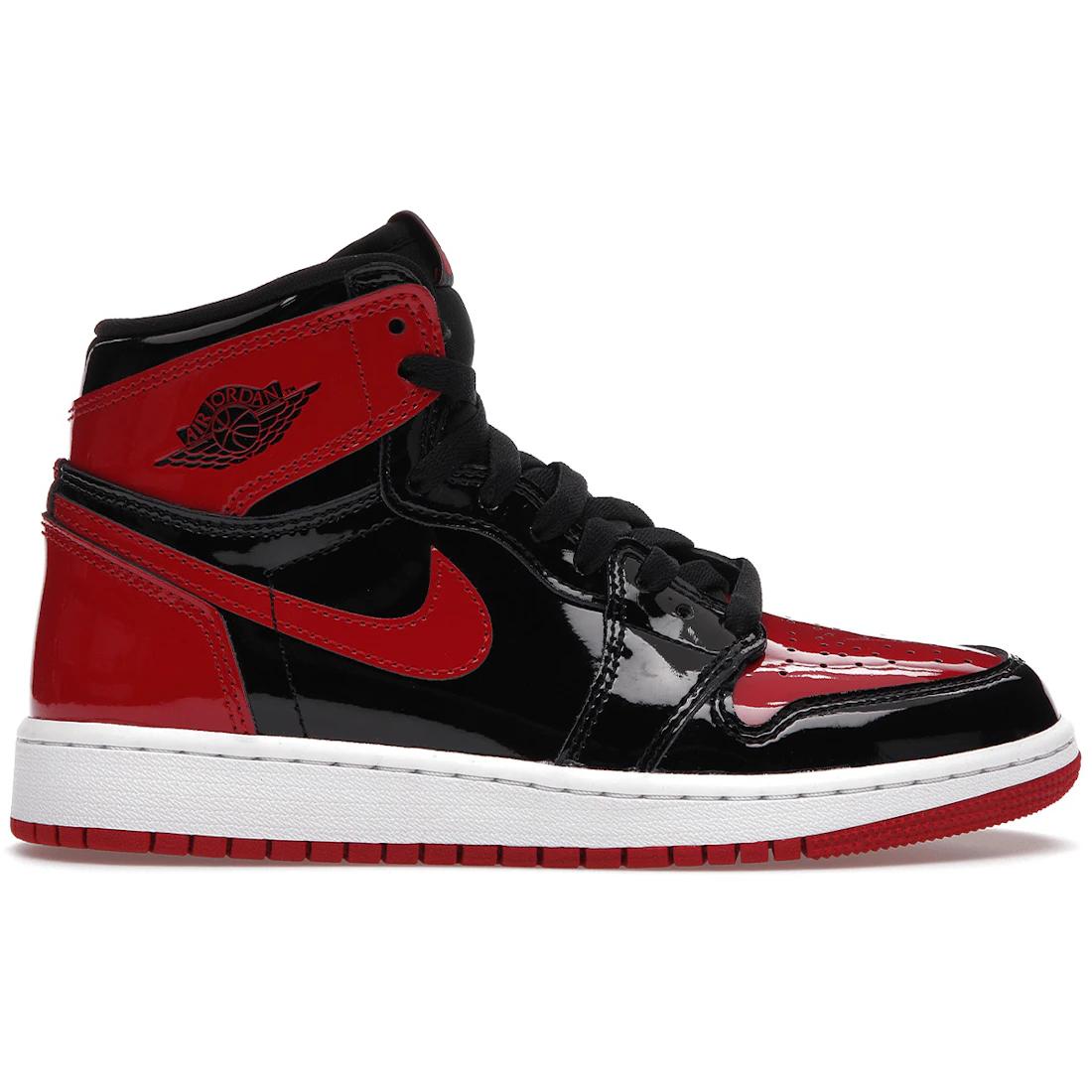 

Кроссовки Jordan 1 Retro High OG Patent Bred (GS)(575441-063) 37.5