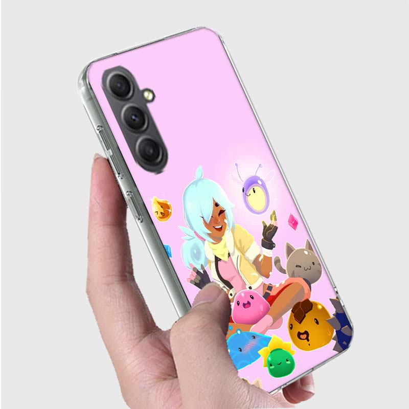 S-Slime R-Rancher Game Phone Case for Samsung A16 A26 A36 A56 A17 A37 A57 A07 A06 A02S A03 A04S A05S Galaxy Note 20 10 A50S A71