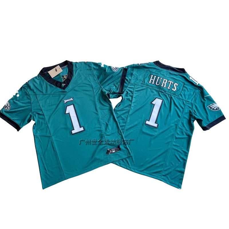 Mens Retro Embroidered American Football Jersey Philadelphia Eagles Vintage Style Sport Shirt Fan Wear