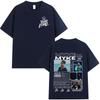 Rapper Myke Towers Graphic Print Tshirts Unisex Women Fashion Hip Hop Oversized ONeck T Shirt Comfort Cotton Short Sleeve Tshirt