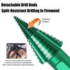 Round Shank Wood Splitting Cone High Hardness Steel Electric Drill Accessories  Drilling